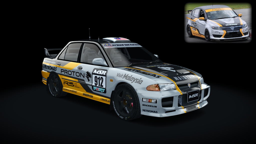 GrN PERT Evo III, skin 912 Proton motorsport