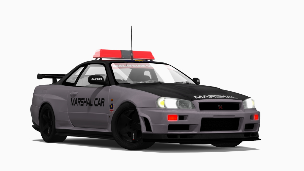 Safety Car Skyline R34, skin Marshal