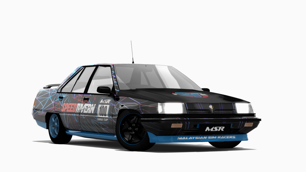 Proton Saga 4G15, skin 100 SpeedTavern