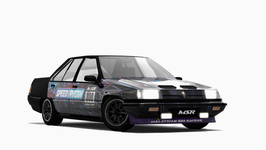 Proton Saga 4G15, skin 300 SpeedTavern