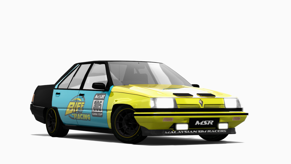 Proton Saga 4G15, skin 305 BIFF Racing