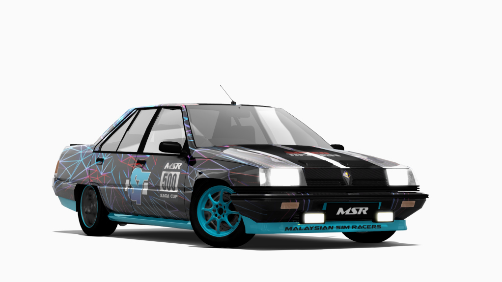 Proton Saga 4G15, skin 500 SpeedTavern