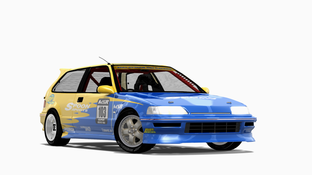 Honda Civic EF9, skin 103 Spoon