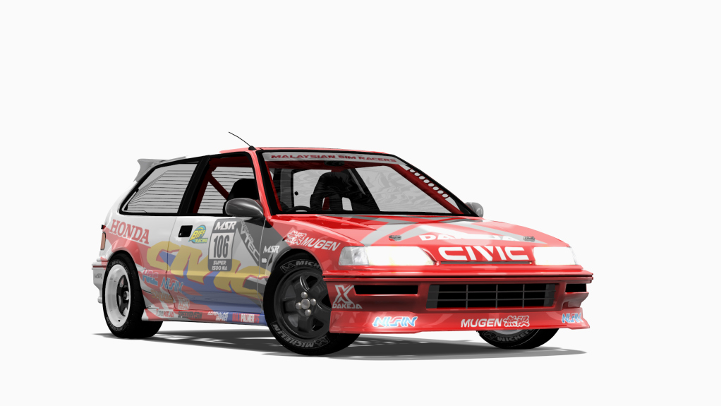 Honda Civic EF9, skin 106 Civic