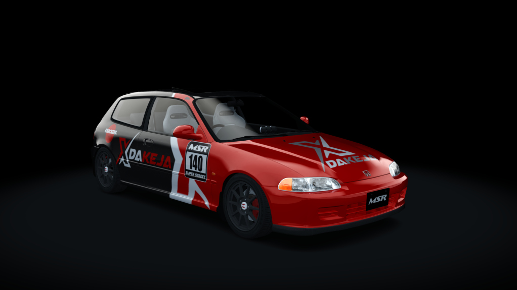 Honda Civic EG6 B16B Turbo, skin Xdakeja