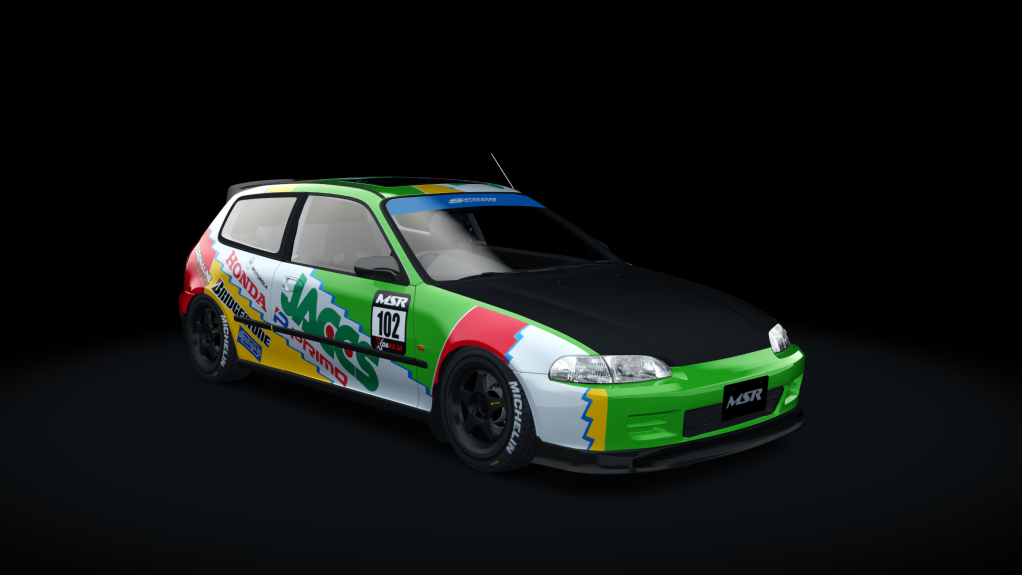 Honda Civic EG6 K20, skin JACCS