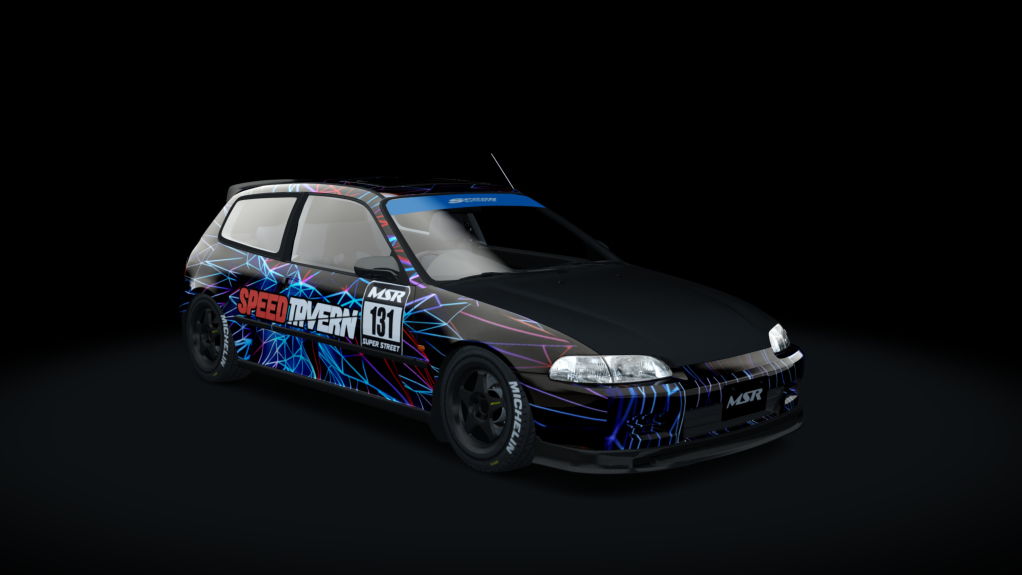 Honda Civic EG6 K20, skin SpeedTavern