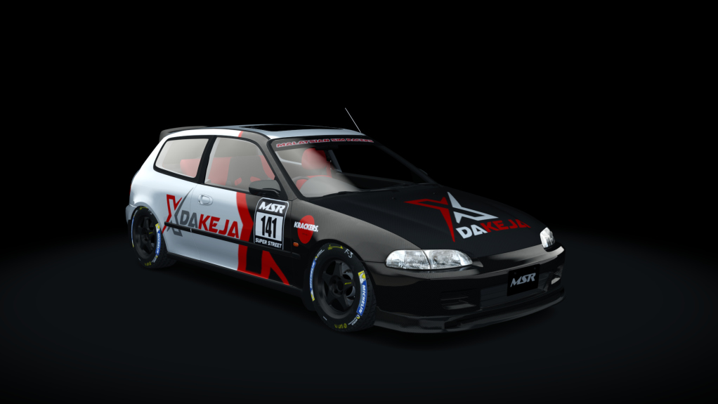 Honda Civic EG6 K20, skin Xdakeja