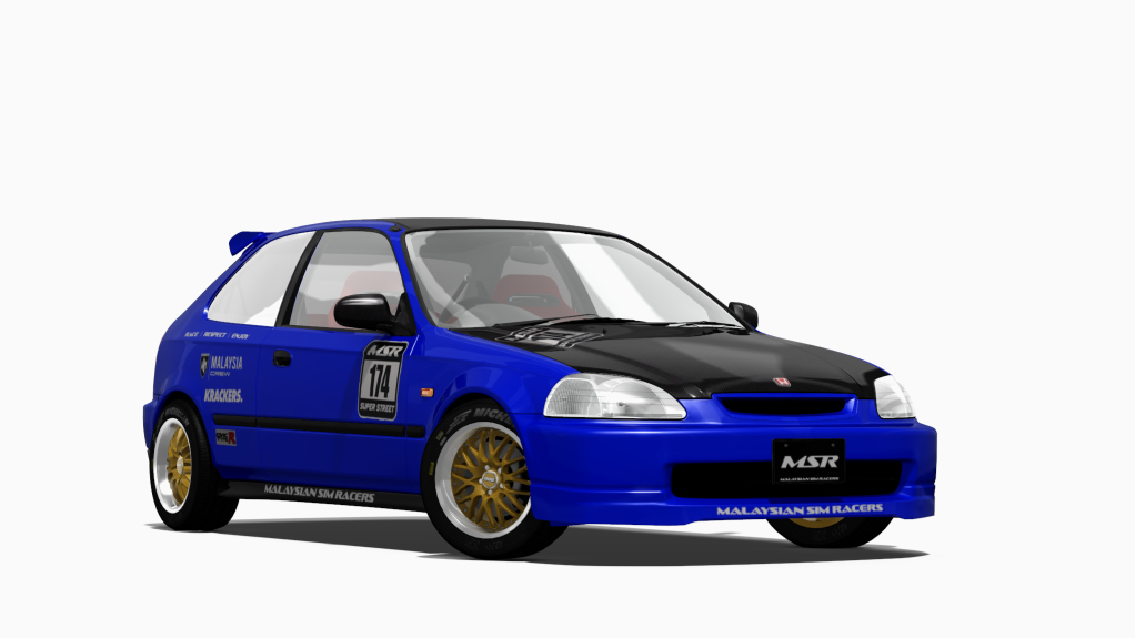 Honda Civic EK9 K20, skin 170