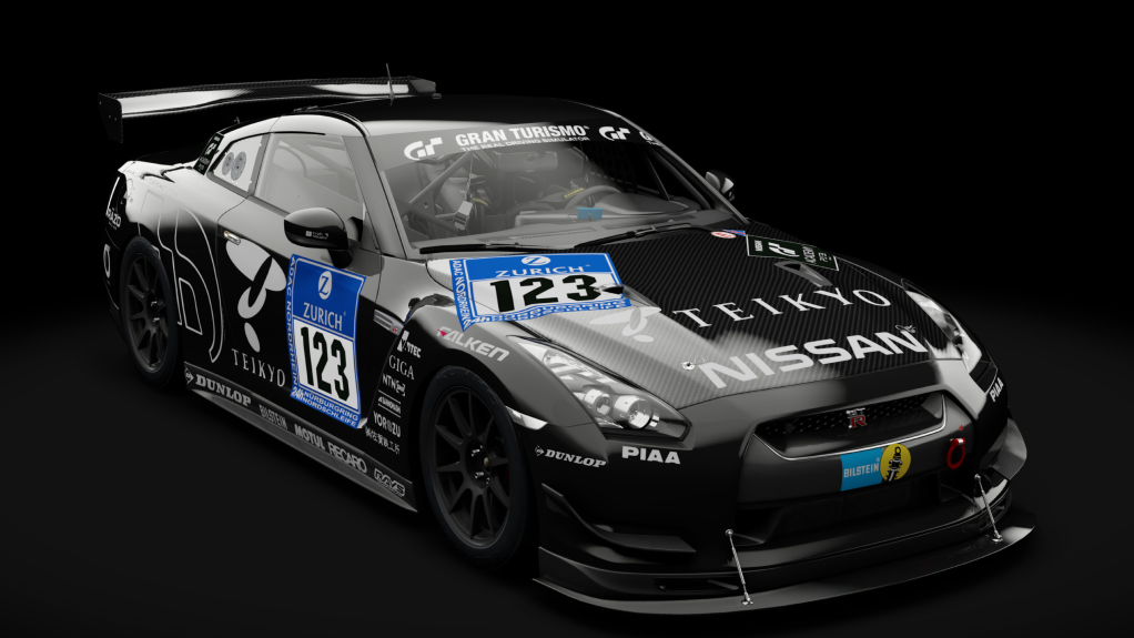 Nissan GT-R R35 Cup, skin Super Black