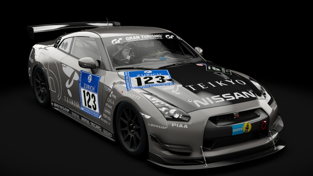Nissan GT-R R35 Cup, skin Titanium Gray