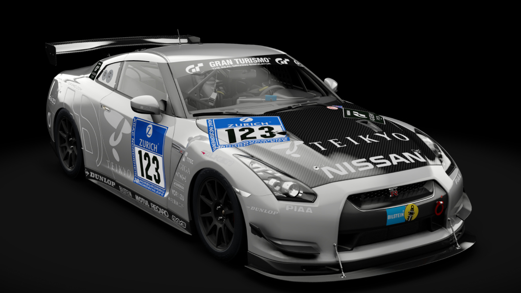 Nissan GT-R R35 Cup, skin Ultimate Metal Silver