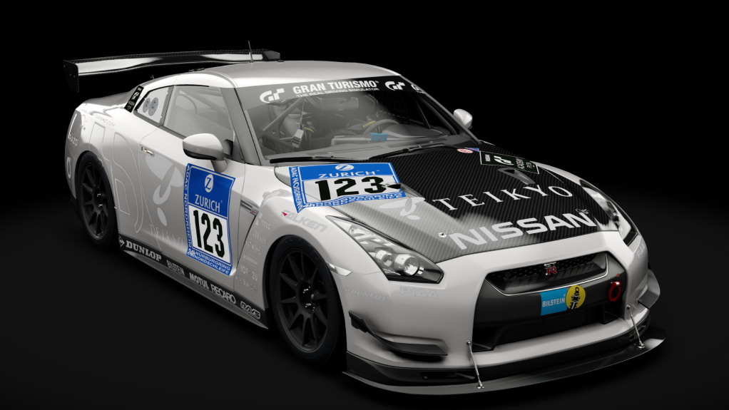 Nissan GT-R R35 Cup, skin White Pearl