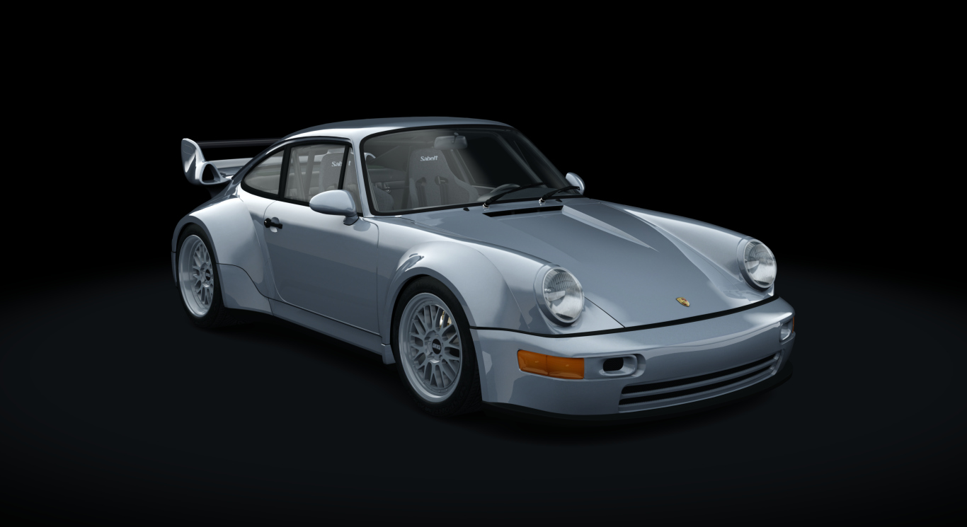 Porsche 911 Turbo Tuned, skin 04_polar_silver_black