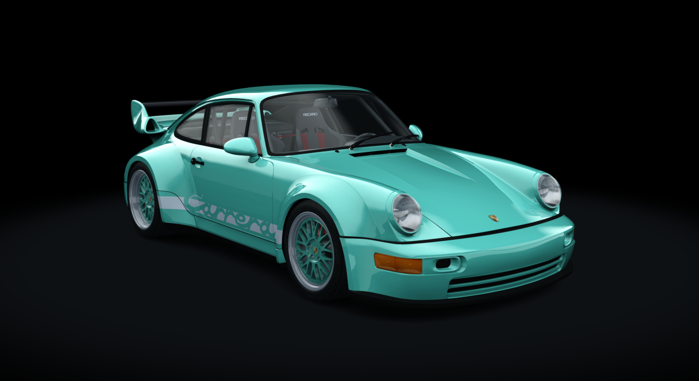 Porsche 911 Turbo Tuned, skin 08_mint_green