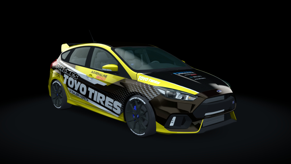 Ford Focus RS, skin Toyo Franc