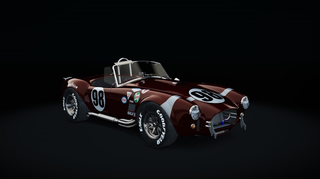 Shelby Cobra 427 S/C, skin dark_red_98