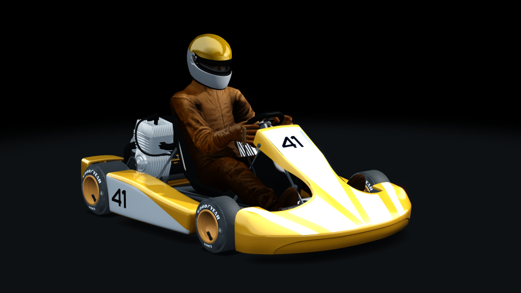 Shifter Kart 125, skin 41_White_V