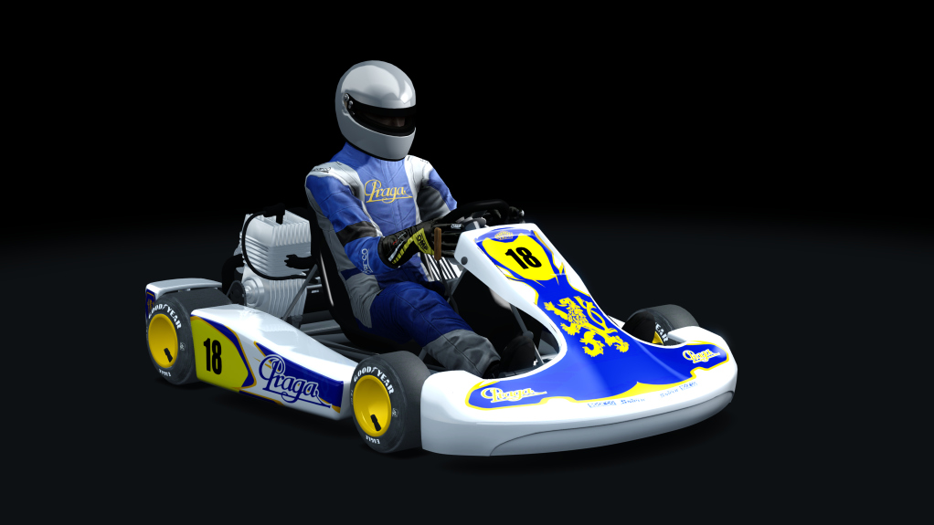 Shifter Kart 125, skin Praga