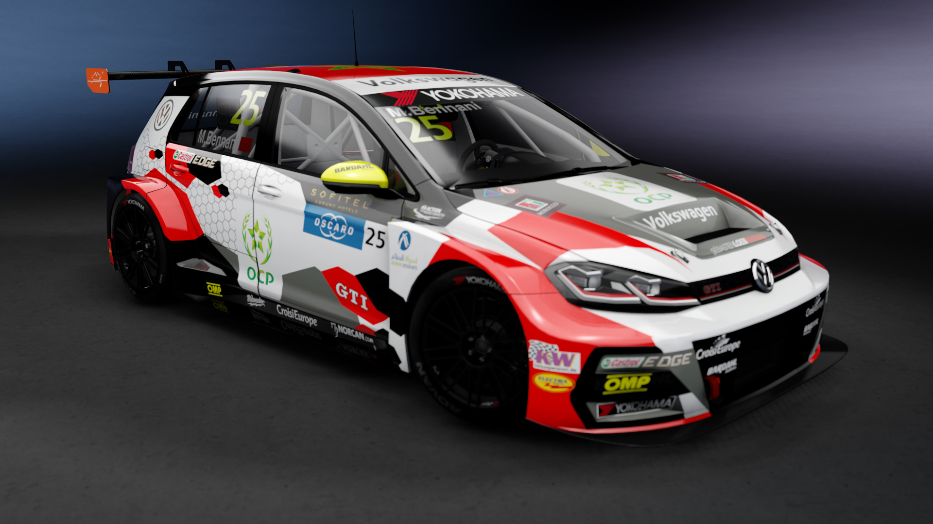 Volkswagen Golf GTI TCR '19, skin 25_M_Bennani_2019