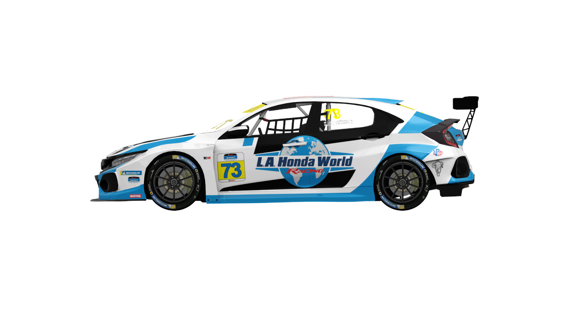Honda Civic Type R TCR Fk7 (IMSA), skin 2022_LA_Honda_World_Racing_73