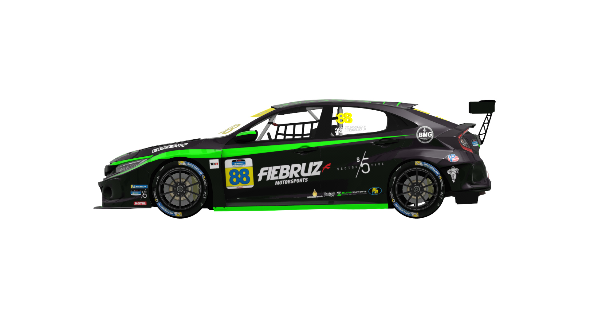 Honda Civic Type R TCR Fk7 (IMSA), skin VGMC_Racing_88