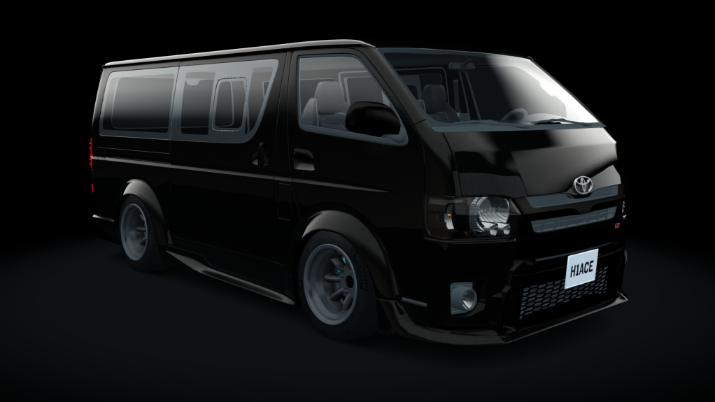 TOYOTA HIACE GR, skin black