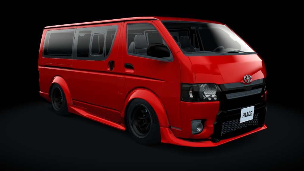 TOYOTA HIACE GR, skin red