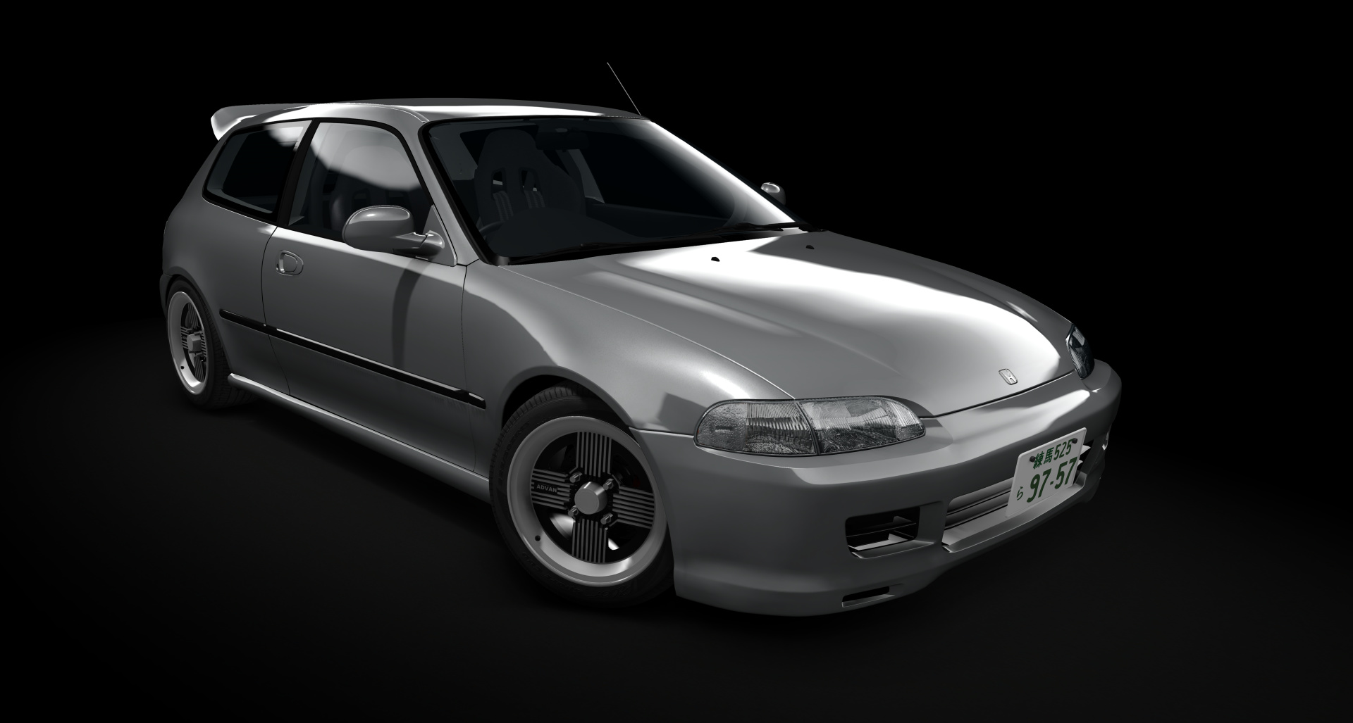 Honda Civic SiR-II [EG6], skin pewter_gray_metallic