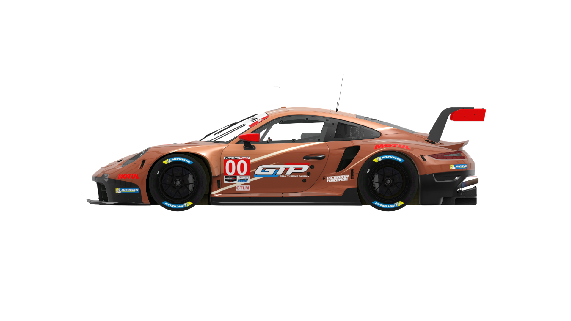 Porsche 911 RSR 2021 GTLM, skin imsa_chocolate