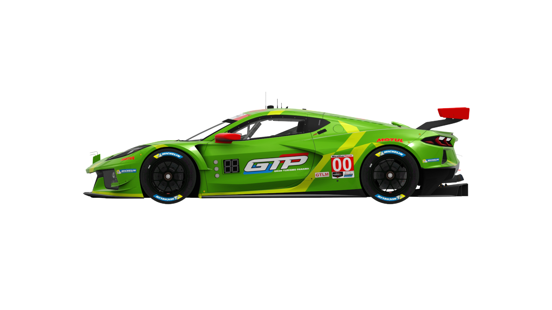 Chevrolet Corvette C8.R GTLM, skin imsa_green_green