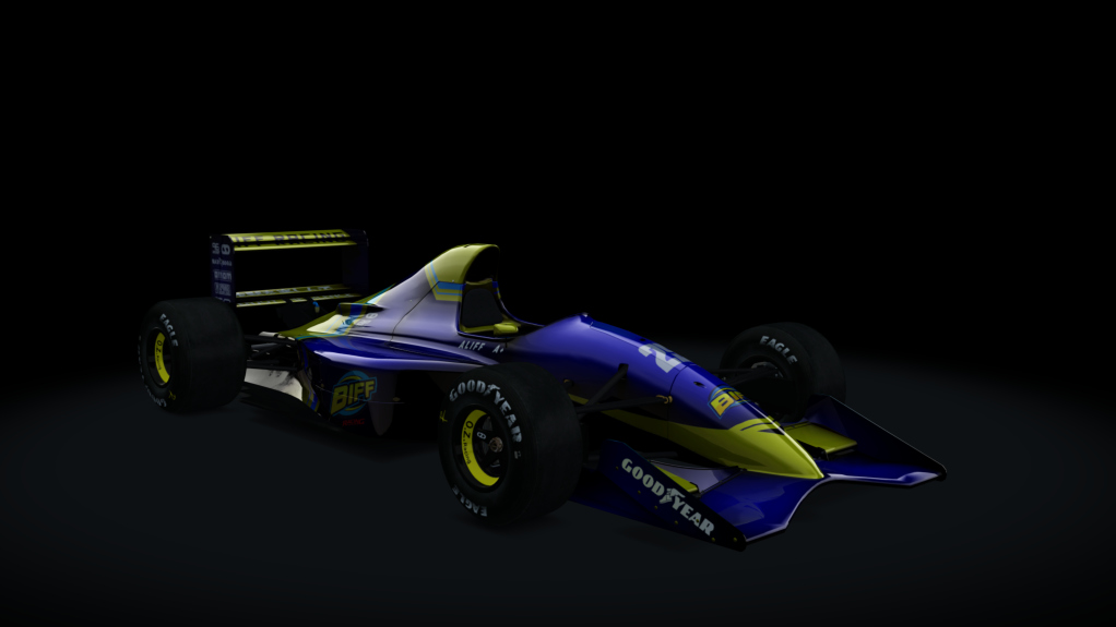 Jordan-Ford 191, skin Biff Racing Blue