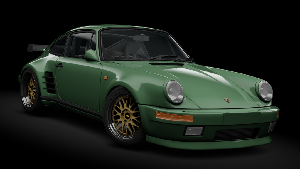 Porsche 911 Turbo (930) Blackbird, skin Emerald Green Metallic