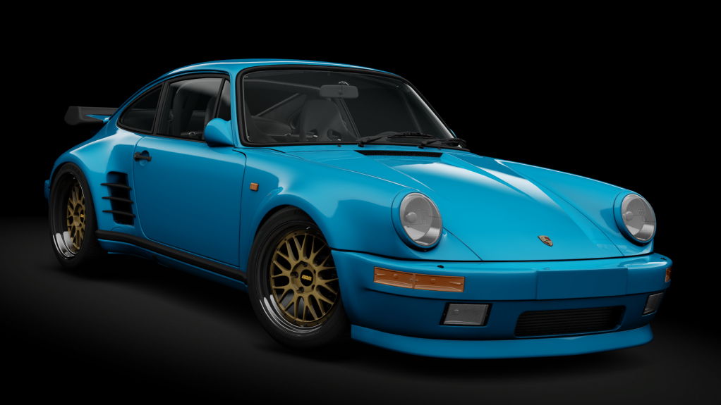 Porsche 911 Turbo (930) Blackbird, skin mexico_blue