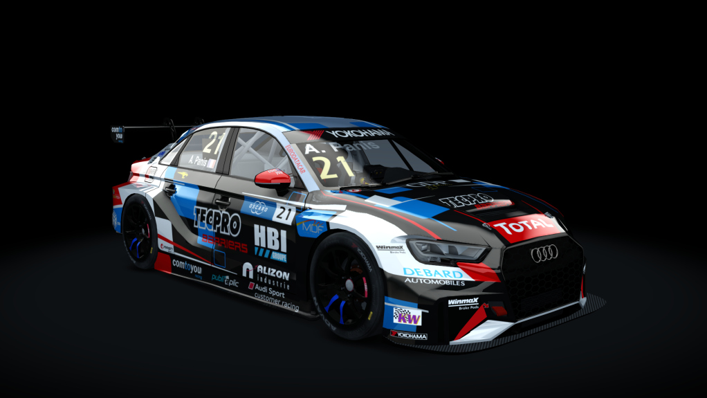 Audi RS3 LMS TCR, skin aurelien_panis_21