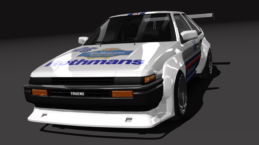 Toyota AE86 TRD, skin Rothmans_26