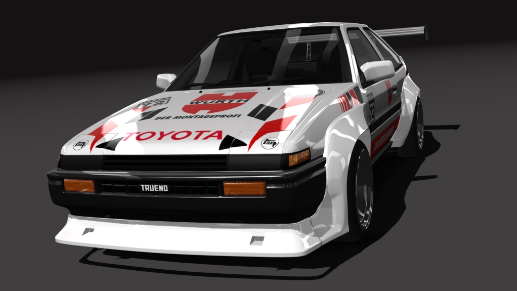 Toyota AE86 TRD, skin Zakspeed_wurth_72