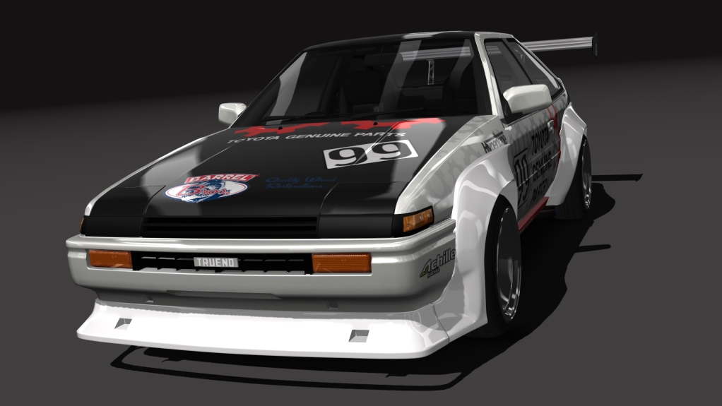 Toyota AE86 TRD, skin mod_99