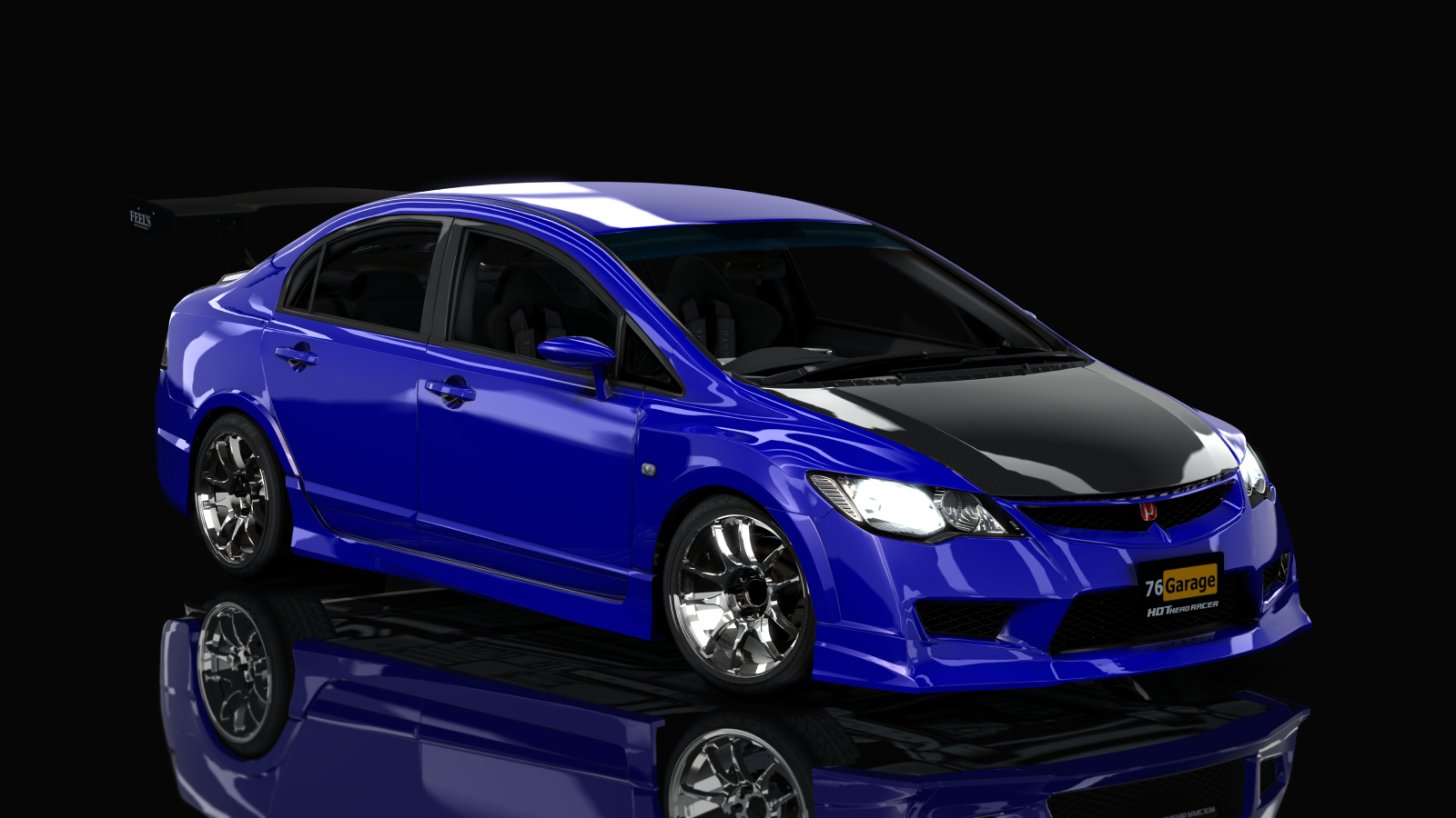 HOTHEAD21 Honda FD2 Type R Feel's Full System by 76 Garage, skin 03_blue