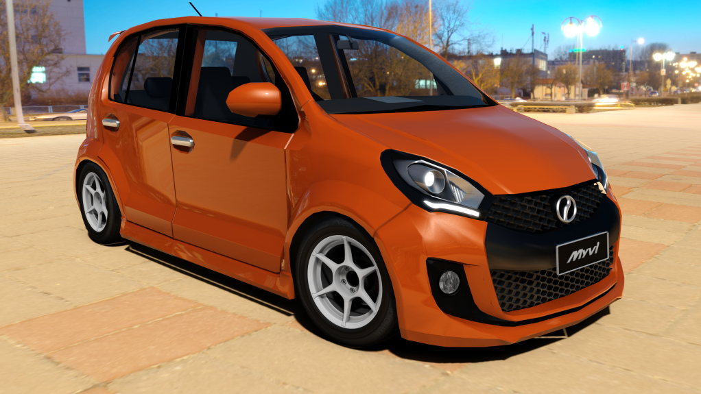 Perodua Myvi 2016 1.5 SE, skin Orange