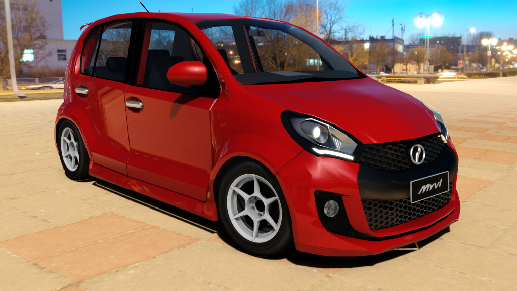 Perodua Myvi 2016 1.5 SE, skin Red