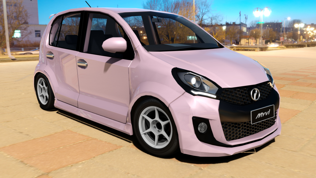 Perodua Myvi 2016 1.5 SE, skin Salmon Pink