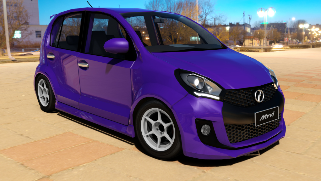 Perodua Myvi 2016 1.5 SE, skin Violet