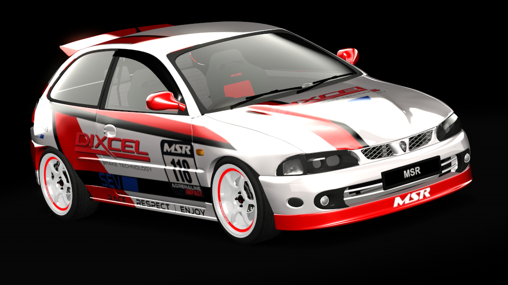 Proton Satria 4g93, skin 118_MSRDIXCEL