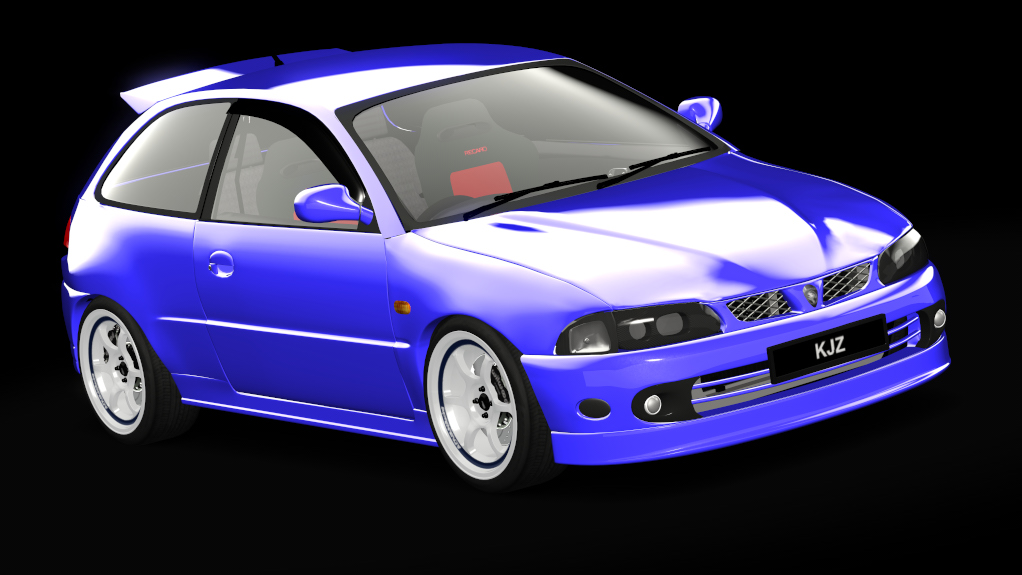 Proton Satria 4g93, skin Samco Blue