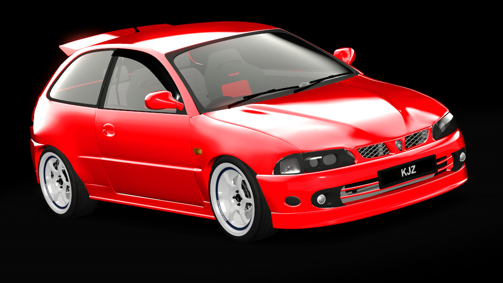 Proton Satria 4g93, skin red