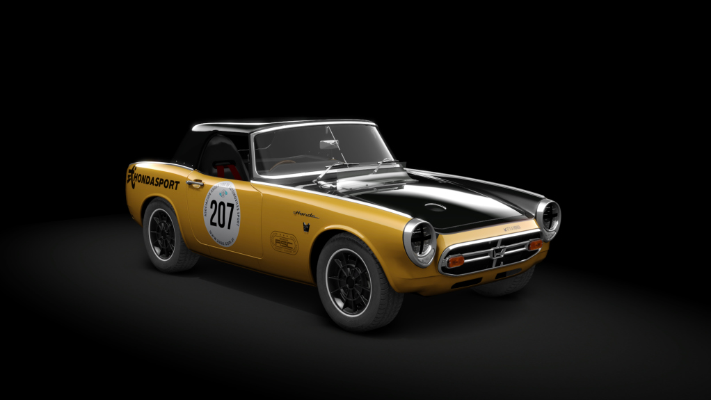 A3DR Honda S800 RSC, skin 207_orange