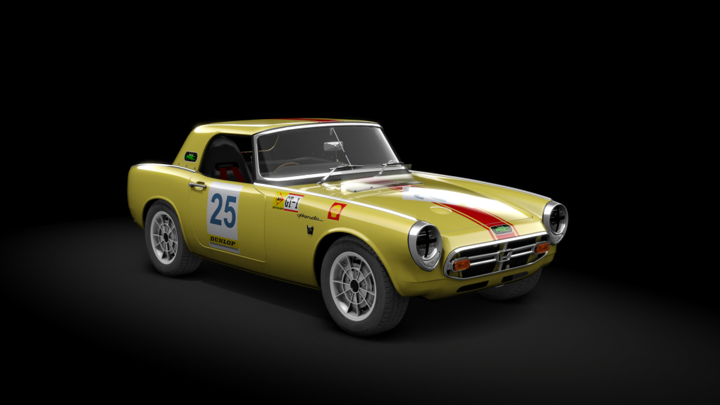 A3DR Honda S800 RSC, skin 25_yellow