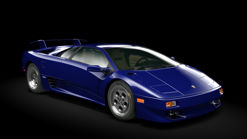 Lamborghini Diablo VT, skin Blu_Oscuro