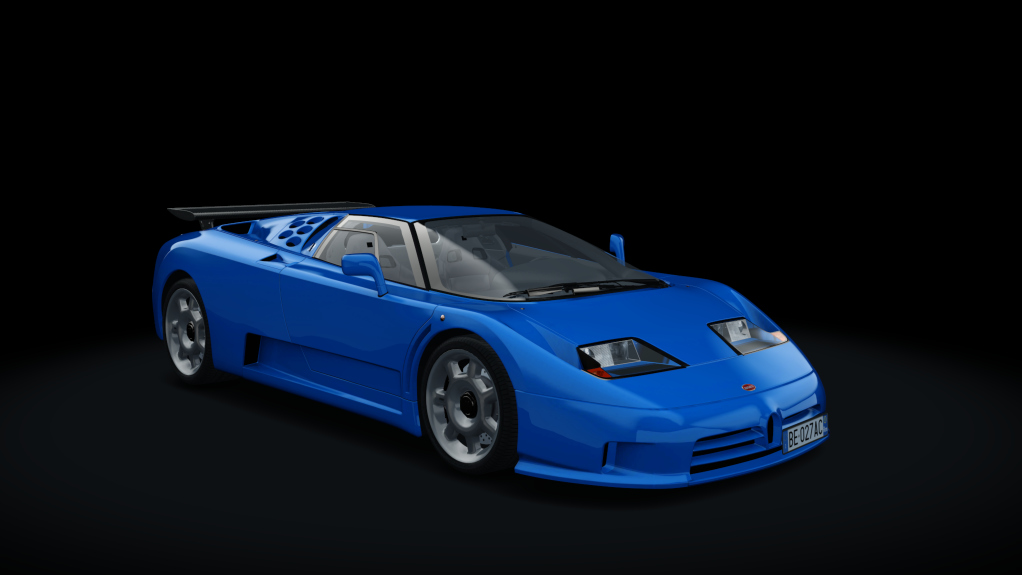 Bugatti EB110 Super Sport, skin blu_bugatti